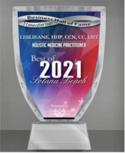 A trophy that is sitting on top of a table.